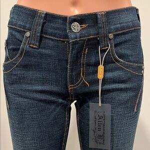 Allen B. By Allen Schwartz Deep Indigo Skinny Jeans Size 26 NWT